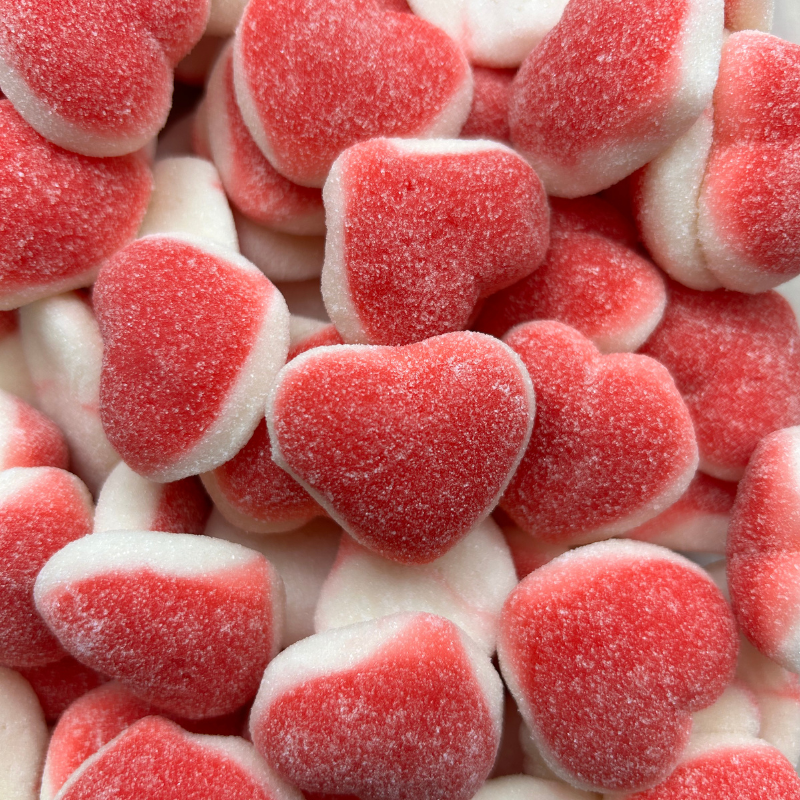 Cœurs Twisty Fraise Sucrés