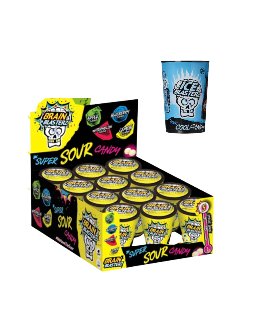 Brain Blasterz Super Sour Candy x1