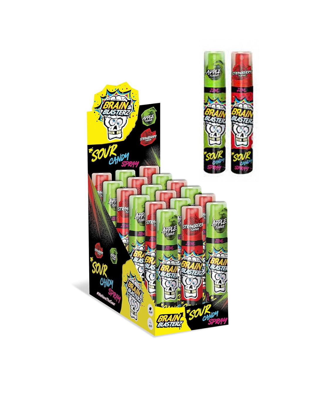 Brain Blasterz Spray Super Sour Candy x1