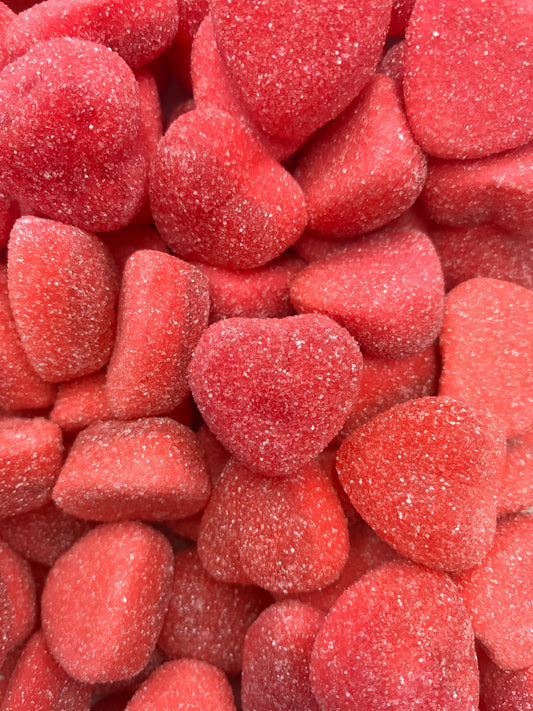 Cœurs Fourrés Fraise
