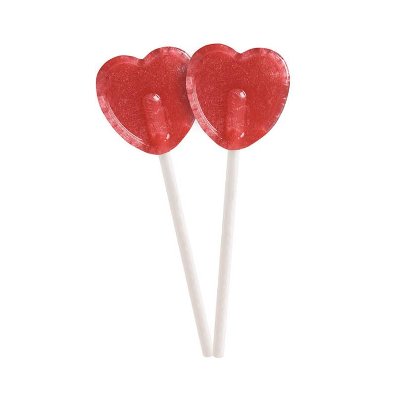 Sucettes Mini Coeur Cerises x1