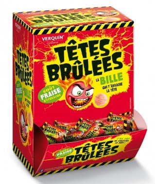 Têtes Brûlées Billes Fraises x3